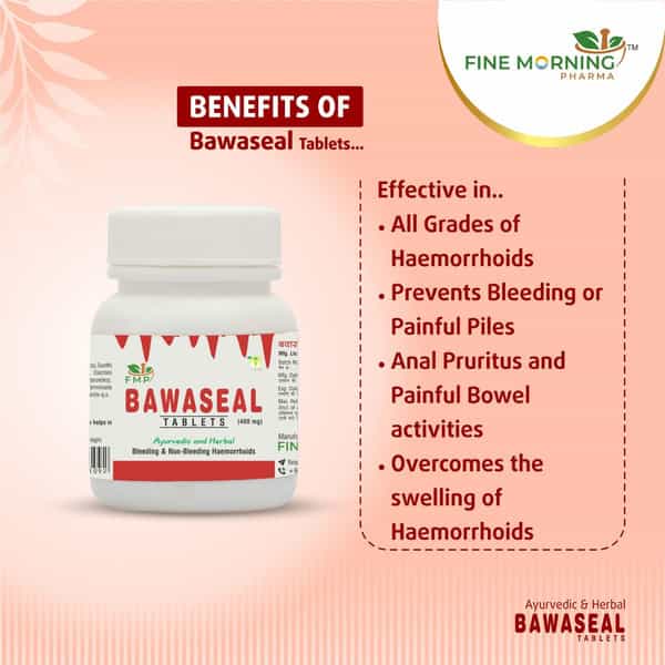 Fine Morning Pharma Ayurvedic Bawaseal Tablets (Pack Of 2)
