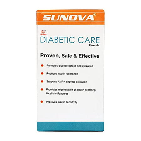 Sunova Diabetic Care Capsules | Fenugreek Gudmar And Daruharidra Extract - 60 Veg Capsules | 4 Packs