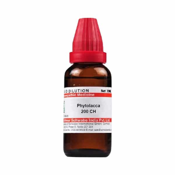Dr. Willmar Schwabe India Phytolacca 200Ch 30Ml
