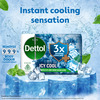 Dettol Icy Cool Bathing Soap Bar With 3X Intense Cooling (625Gm) | 125Gm - Pack Of 5