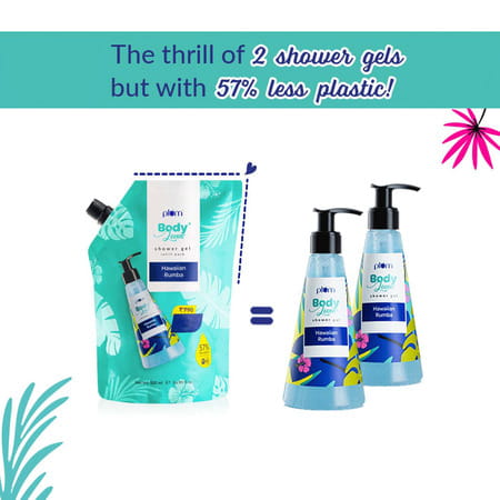 Plum Bodylovin Hawaiian Rumba Shower Gel Refill Pack - 500 Ml