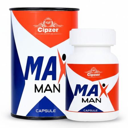 Cipzer Maxx Man Capsules 10 Pills | Supports Mens Vitality| Strength & Hormonal Wellness