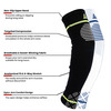 Actifit Full Arm Sleeve | Compression & Uv Protection | L Size | Multicolor | 1 Pack
