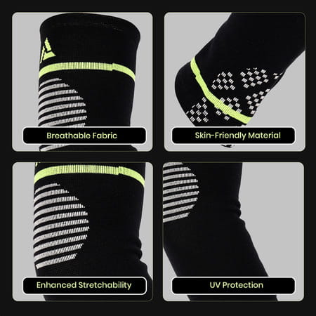 Actifit Full Arm Sleeve | Compression & Uv Protection | L Size | Multicolor | 1 Pack