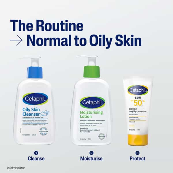 Cetaphil Oily Skin Cleanser | Combination To Oily & Sensitive Skin | 236 Ml