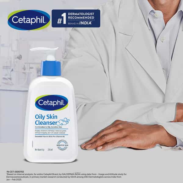 Cetaphil Oily Skin Cleanser | Combination To Oily & Sensitive Skin | 236 Ml