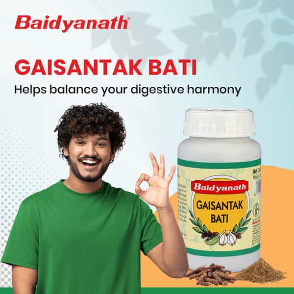 Baidyanath Ayurved Gaisantak Bati 100G | Digestive Gas Relief