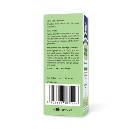 Woodwards - Tummy Roll-On |100% Ayurvedic| Efective Releif From Colic | Indigestion And Gas - 40Ml