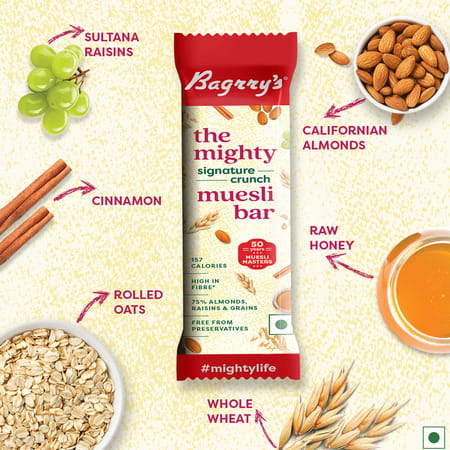 Bagrry'S Signature Crunch Muesli Bar 38g X 6 Bars - Box