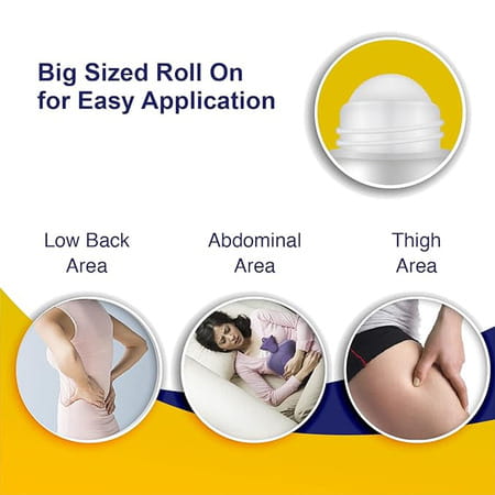 Sensur Ayurvedic Cramp Relief Roll On -50ml| Fast & Safe Relief From Period Pain