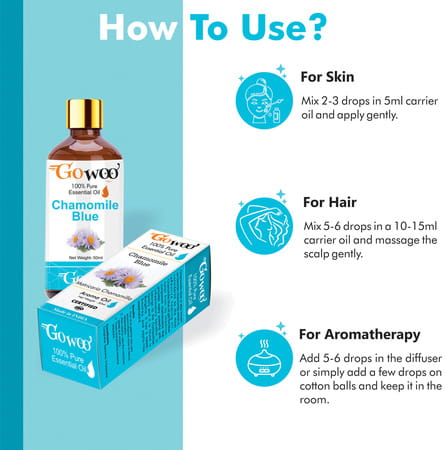 Go Woo 100% Pure Chamomile Oil 50 Ml