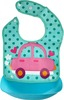 Baby Story Waterproof Baby Bib With Food Catching Pocket (Blue)