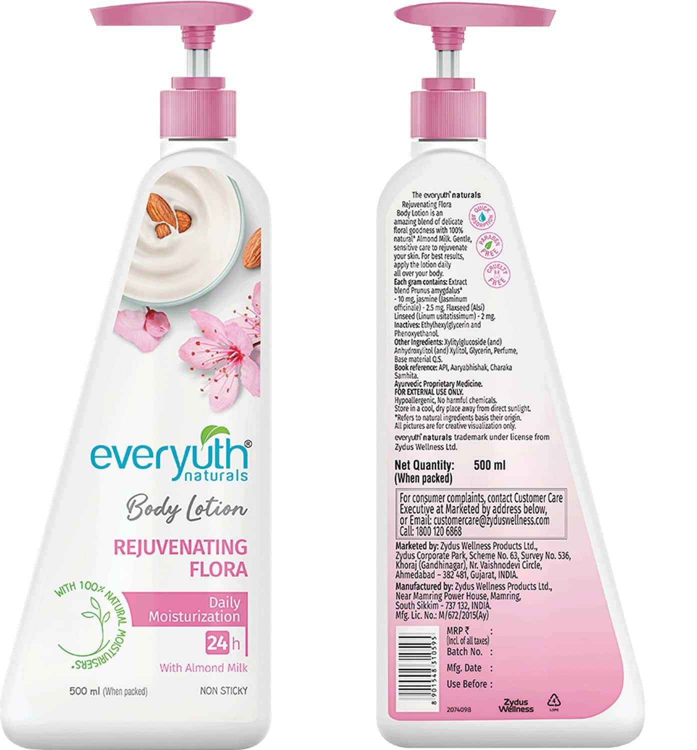 Buy EVERYUTH NATURALS BODY LOTION REJUVENATING FLORA 500ML Online & Get