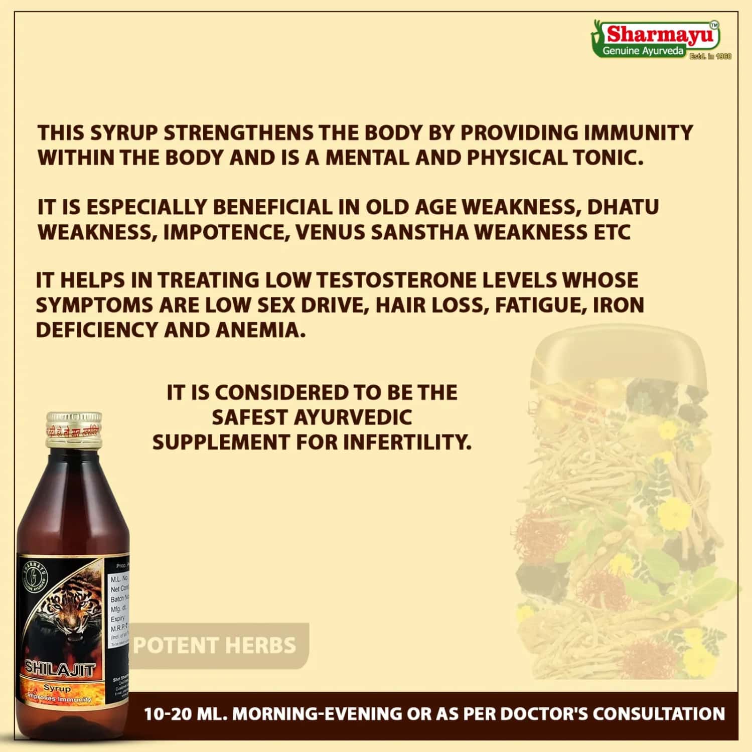 Sharmayu Shilajit Syrup - 200ml