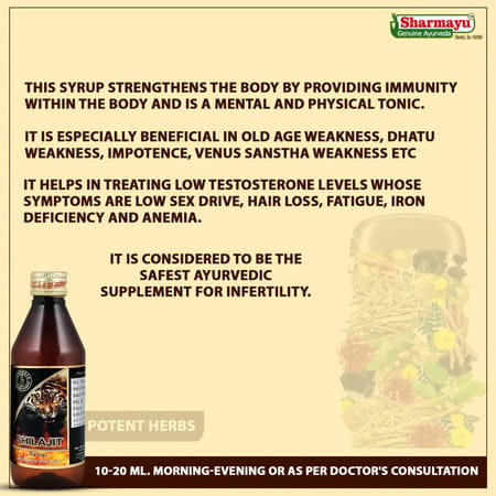 Sharmayu Shilajit Syrup - 200ml