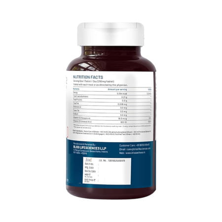 Bliss Welness Vitamin D3 & K2 For Support Immunity, Bone&Heart Supplement|For Men&Women - 60 Tablets