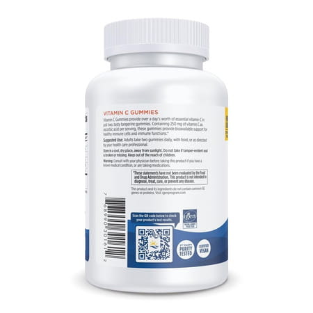 Nordic Naturals Vitamin C Gummies | Tart Tangerine 120 Gummies