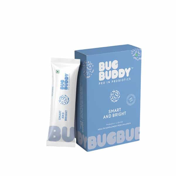 Bug Buddy Smart & Bright | Kids Daily Nutrition For Brain/Gut & Immunity | 30 Days Pack