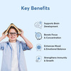 Bug Buddy Smart & Bright | Kids Daily Nutrition For Brain/Gut & Immunity | 30 Days Pack