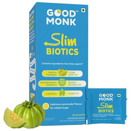 Good Monk Slimbiotics Weight Loss For Women & Men | Boosts Metabolism | 30 Day Pack