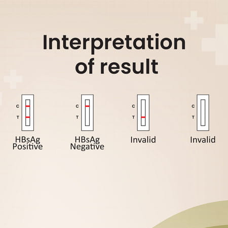 Once Rapid Hbsag Diy Home Detection Kit | Instant Blood Test Kit | Easy To Use With Instant Results