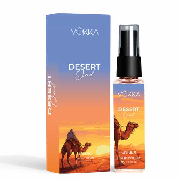 Vokka Pocket Perfume Desert Oud 8Ml | Luxury Eau De Parfum Long Lasting Perfume For Men & Women