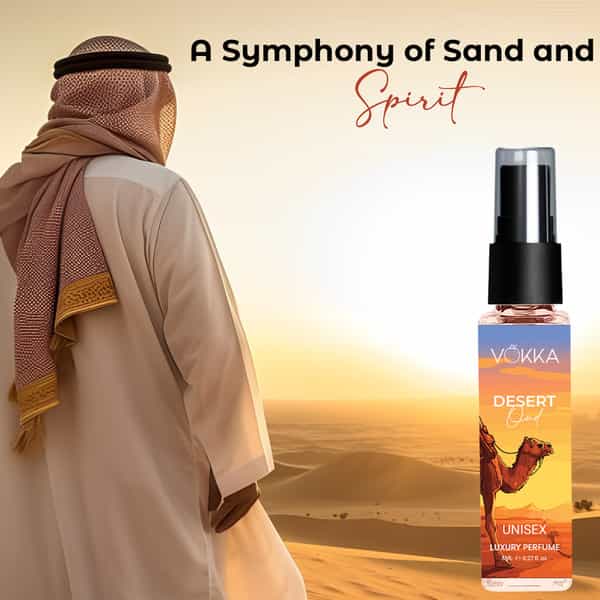 Vokka Pocket Perfume Desert Oud 8Ml | Luxury Eau De Parfum Long Lasting Perfume For Men & Women