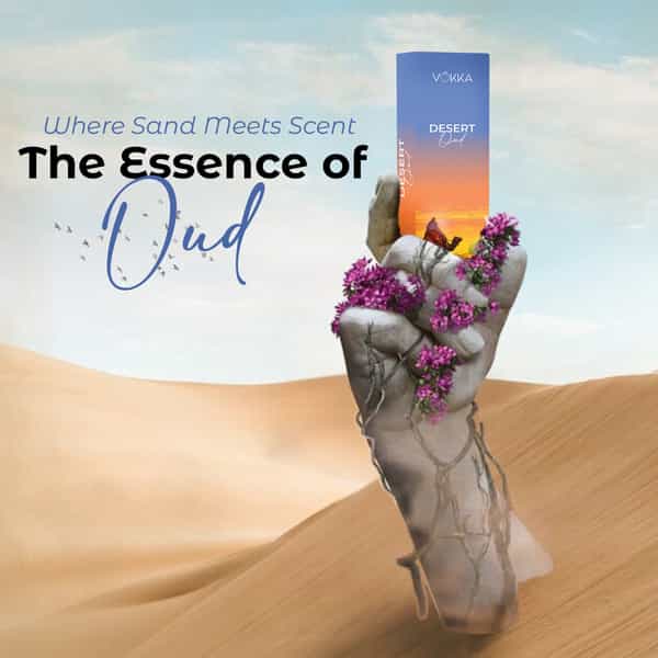 Vokka Pocket Perfume Desert Oud 8Ml | Luxury Eau De Parfum Long Lasting Perfume For Men & Women