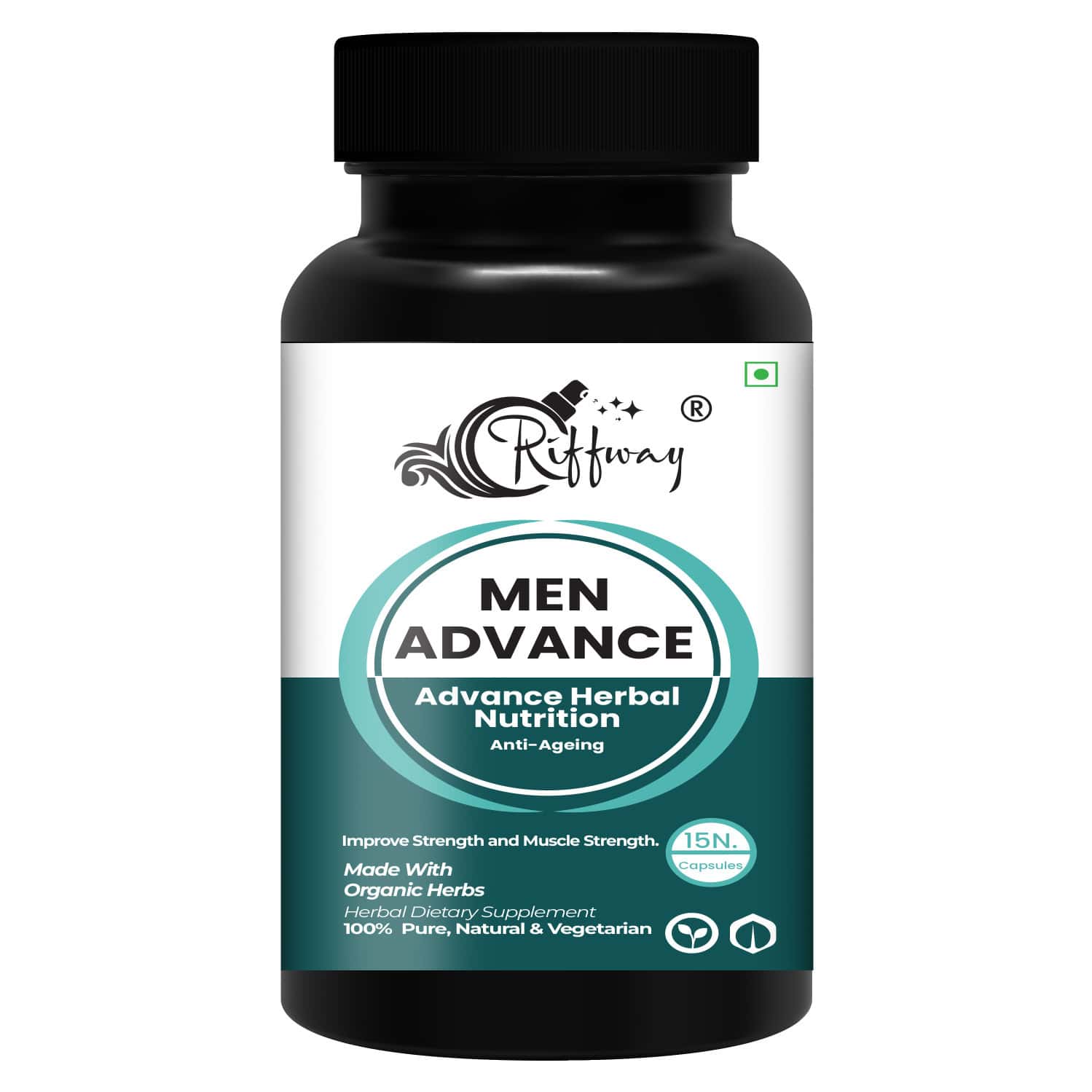 Men Advance Herbal Power Capsule | Men | Overall Cellular Health 100% Ayurvedic (15 Capsules)