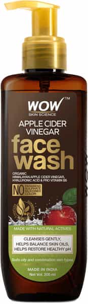 Wow Skin Science Apple Cider Vinegar Face Wash - 200 Ml