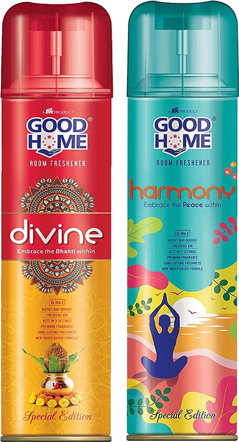Good Home Divine And Harmony Spray - Room & Air Freshner (2 X 160 Ml)