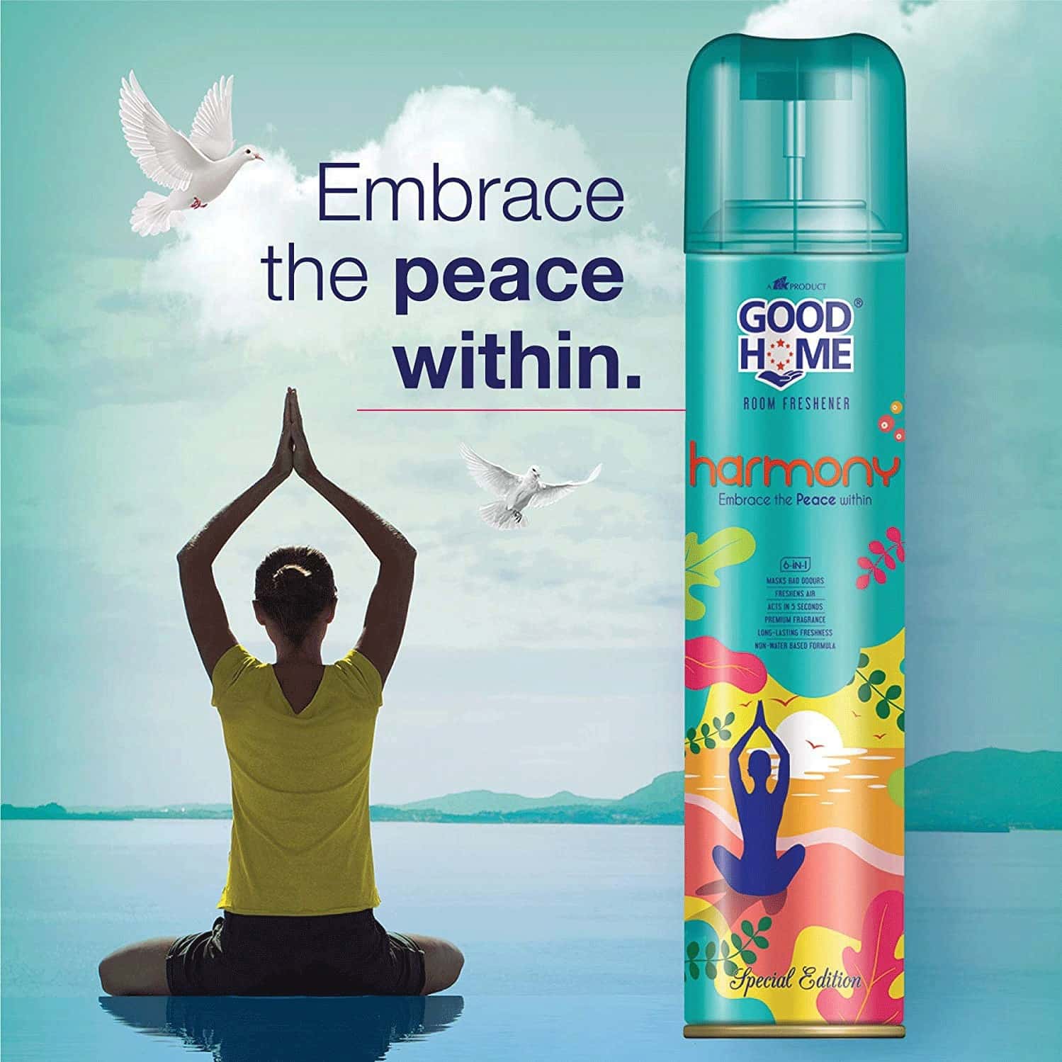 Buy GOOD HOME DIVINE AND HARMONY SPRAY ROOM & AIR FRESHNER (2 X 160