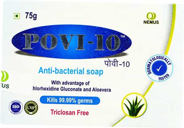 Povi 10 Wrap Of 75Gm Soap
