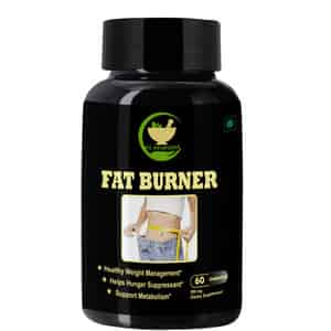Fij Ayurveda Fat Burner Capsule | Hunger Suppressant & Weight Loss Supplement - 500mg 60 Capsules