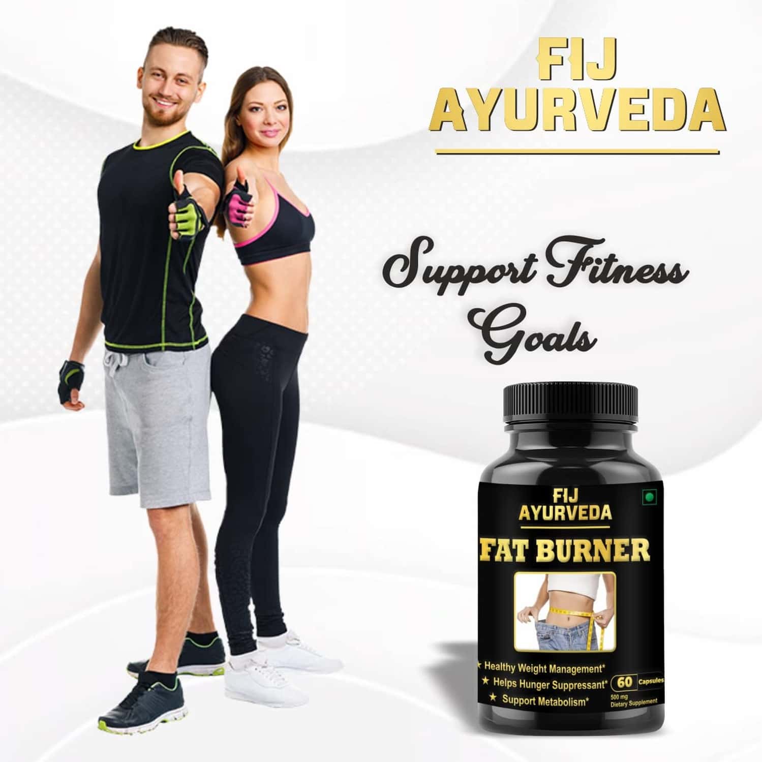 Buy FIJ AYURVEDA FAT BURNER CAPSULE HUNGER SUPPRESSANT & WEIGHT LOSS