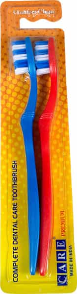 Care Comfort Clean Toothbrush Twin Pack - 1N
