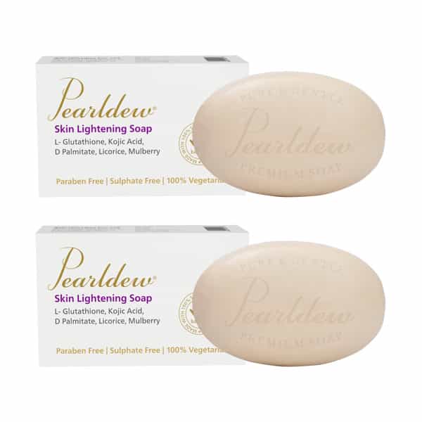 Pearldew Skin Lightening Soap 75 Gm | Milk Cream | Mulberry | Shea Butter (Pack Of 2)