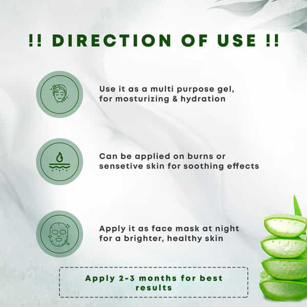 Four Seasons Aloevera Gel With Goodness Of Tea Tree Oil 200G | Ultimate For Skin And Hair