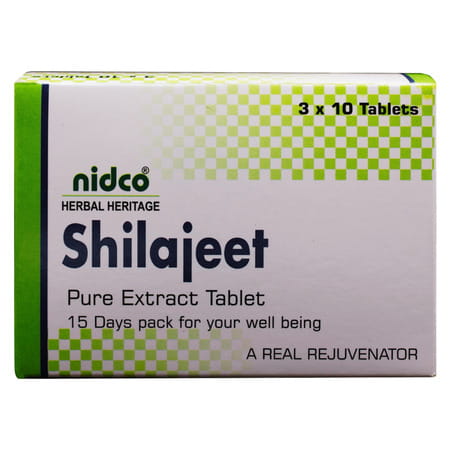 Nidco Shilajit Tablets (30 Tabs)