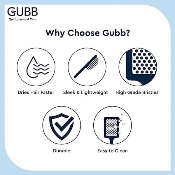 Gubb Vent Brush With Pin Elite