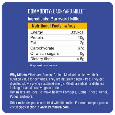 24 Mantra Organic_banyard Millet 1kg