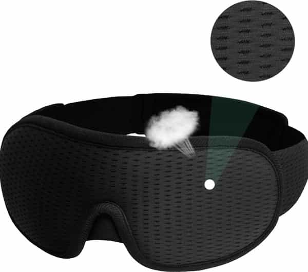 Besafe Forever Mesh Sleeping Eye Mask For Men/Women Eye Cover/ Blind Black L