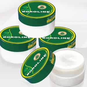 Boroline Sx Ayurvedic Antiseptic Cream | Softens Chapped Lips | Repair Cracked Heels (40 Gm X 4)