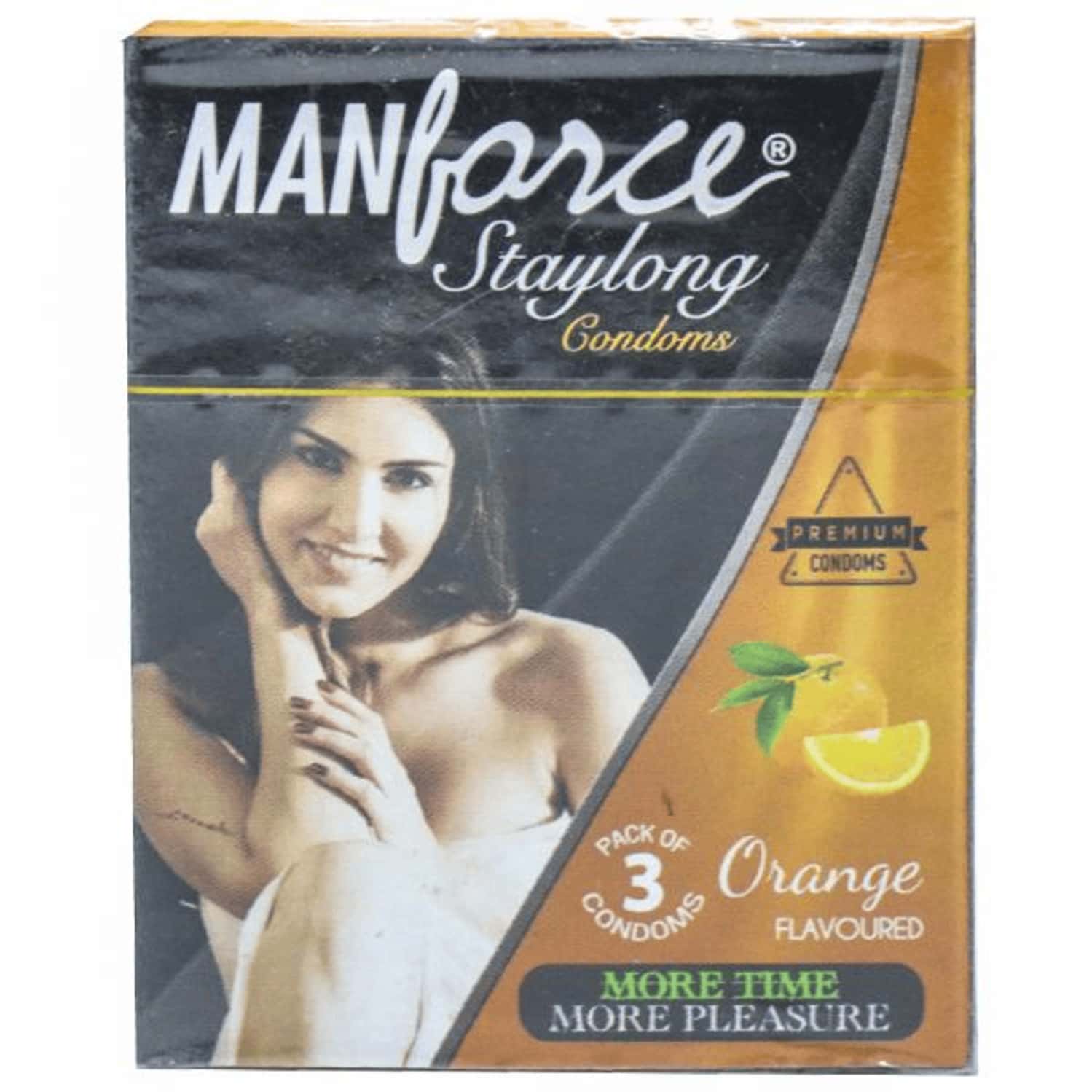 Manforce Staylong Orange Condom 3 No'S