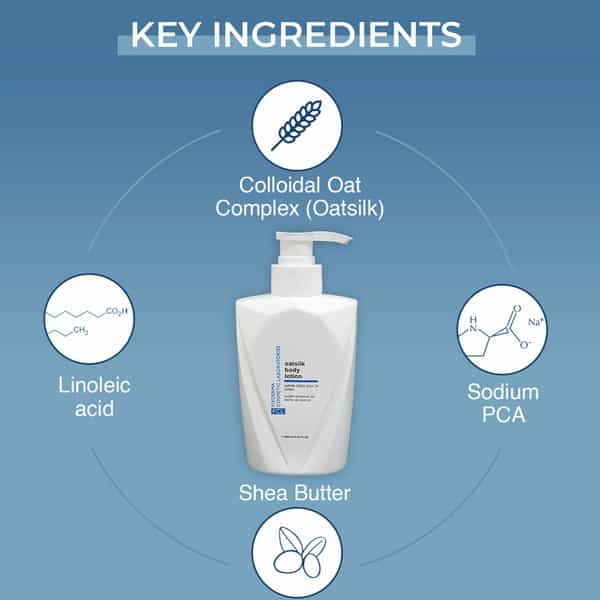 Fcl Oat Silk Body Lotion For Binding Moisture To The Skin's Cells.