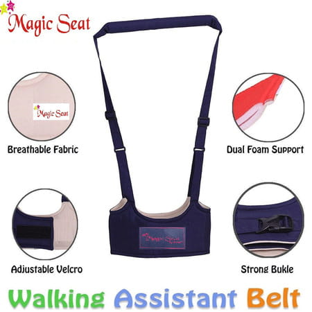 Magic Seat-Baby Safety Harness Walking Assistant Belt For Baby (Navy Blue)