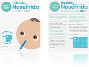 Frida Baby Nosefrida Hygiene Filters Baby Nasal Aspirator Replacement Filter Blue 20 Count