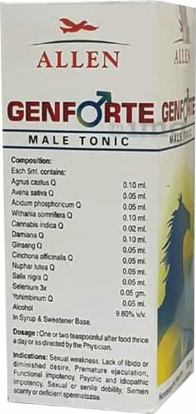 Allen Laboratories Genforte Male Tonic 100Ml Pack Of 2