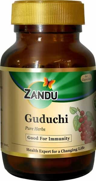 Zandu Guduchi Pure Herbs Immunity Booster Capsules Bottle Of 60