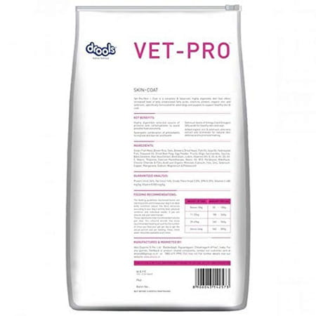 Vet Pro Skin Coat Dry Adult Dog Food For Healthy Skin & Coat | Fish Flavor | 3 Kg